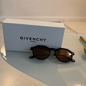 Givenchy Black and Brown Sunglasses